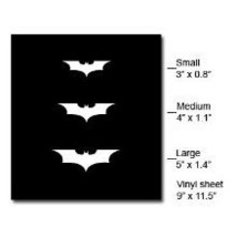 BATMAN BEGINS - 3rd Third Brake Light Vinyl Decal Mask Kit Vinyl Color: ... - $11.99