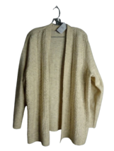 Croft &amp; Barrow The Extra Cozy Cardigan Open Front Cream Womens Size 2x - £23.25 GBP