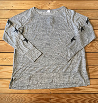 gap NWT women’s star sleeve sweater size S grey A11 - £13.36 GBP