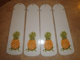 Custom  Tropical Hawaiin Pineapple Ceiling Fan W/ Light ~Kitchen Or Dining  - $104.99
