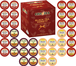 Cha4TEA 36-Count Assorted Black Tea Sampler for Keurig K-Cup Brewers (Black Tea - £22.33 GBP