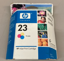 HP 23 Tri-Color Genuine Printer Ink Cartridge C1823D New Sealed - Exp 2008 - $8.95