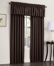 Sun Zero Madison Valance Chocolate 54&quot;W x 18&quot; L - £11.15 GBP