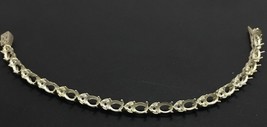 Silver Semi Mount Bracelet Setting 5x7 mm oval Setting Bracelet Accents ... - $52.55