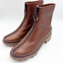 Rag Bone Womens Shiloh Boots Brown Leather Size EU37 US 7 - £274.58 GBP