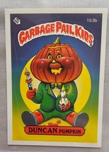 Garbage Pail Kids 1986 Series 4 153b Duncan Pumpkin Pink Swirl Error - $46.75