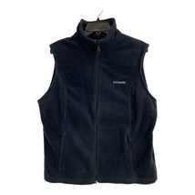 Columbia Mens Jacket Size XL Vest Black Fleece Zipper Sleeveless Norm Core - £20.06 GBP