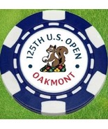 US Open 2025 Oakmont CC  Clay Poker Chip 3 pcs  Blue Poker Chip - $11.15