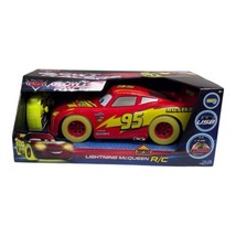 Disney Pixar Cars Glow Racers Lightning McQueen Remote Control Race Car - $19.79