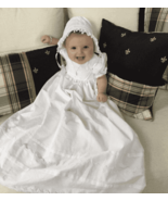 Girls White Christening &amp; Baptism Gown - Marie - $109.94