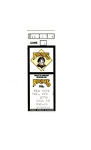 Apr 3 1990 NY Mets @ Pittsburgh Pirates Ticket Exhibition Game - £15.57 GBP