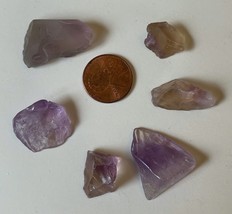 5 Ametrine Raw Rough Quartz Crystals Bicolor Specimens Bolivia 100 Carats 20g - £13.97 GBP