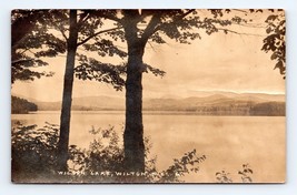 RPPC Wilson Lake Wilton Maine ME 1929 Postcard N13 - £4.74 GBP