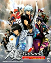 Anime DVD GINTAMA (VOL.1 - 367 End + 3 Film + OVA + Special + 2 Live Movie) - £68.65 GBP