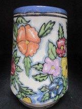 Vintage Puebla Mexico Talavera Casa Rogerio Hand Crafted Pottery vase 7 ... - £112.88 GBP