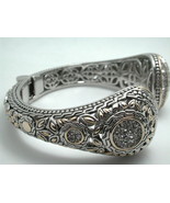 Large Designer Inspired Antique Design  Bangle Bracelet - €130,29 EUR