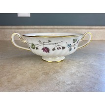 Minton China Dryden Pattern (S716), Swirl Leaves Two Handled Soup Bowl - $21.80 CAD
