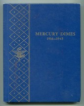 WHITMAN MERCURY DIME 1916-1945 CLASSIC ALBUM 9413 USED, BUT IN NICE COND... - $24.95