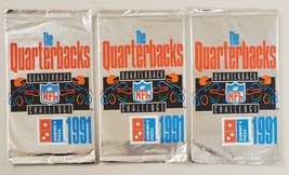 1991 Upper Deck Domino&#39;s Pizza Quarterbacks Football Lot of 3 Sealed Packs%^ - £9.89 GBP
