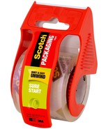 Scotch Sure Start Shipping Packaging Tape W/Dispenser 1.88&quot;X800&quot; Clear - $17.75 CAD