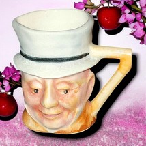 Vintage Dickens Toby Style Mug Cane Handle Creamer Cup - $115.64 MXN