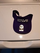 Super Bowl LVIII Visor Hat Cap '47 Licenced NFL Adjustable Purple - £6.99 GBP