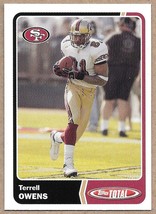 2003 Topps Total Team Checklists #TC27 Terrell Owens San Francisco 49ers - £2.01 GBP