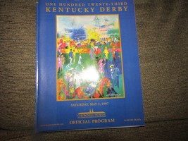 1997 KY DERBY PROGRAM  SILVER CHARM - MINT - $5.00