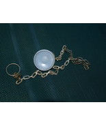 *** Vintage Soviet USSR Drain Plug Stopper &amp; Chain Bath Tub Sink Basin NOS - £6.67 GBP