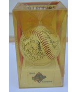 1996 NEW YORK YANKEES World Series Champions Reproduction Team Signed Ba... - £23.26 GBP