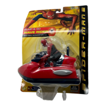 Spiderman 2 Bump &amp; Go Wave Rider 2004 ToyBiz movie Marvel New Sealed - £14.07 GBP