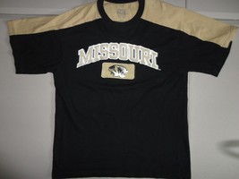 Black Varsity Classic Missouri Tigers  NCAA SEWN Jersey Shirt Fits  Men M NICE - £14.95 GBP