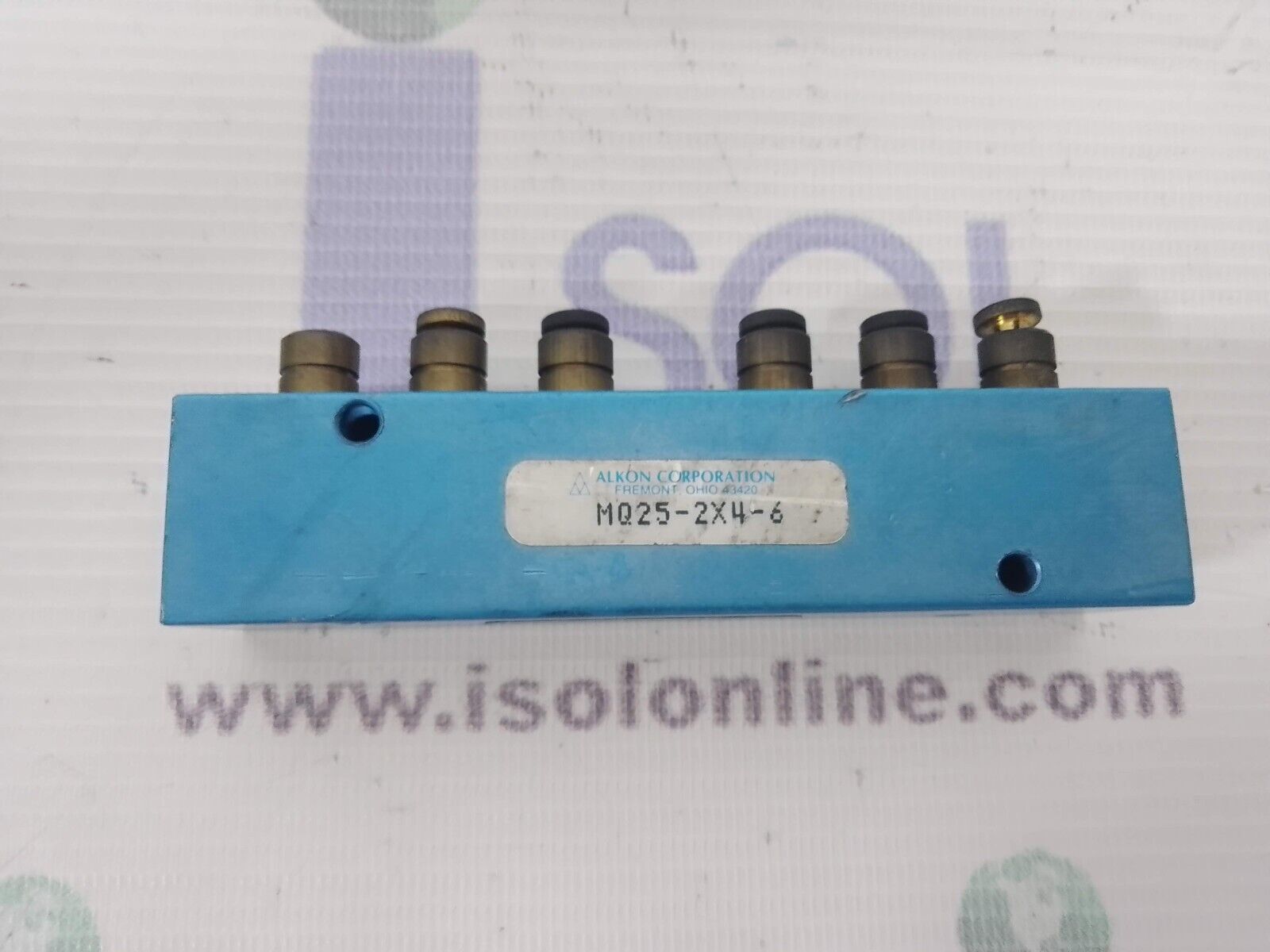 Alkon MQ25-2X4-6 Pneumatic Manifold Alkon Corporation - $71.50