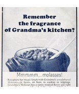 Grandma&#39;s Molasses 1965 Advertisement Food Baking Cooking Antique DWNN4 - $28.05 CAD