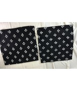 MIULEE Set of 2 Decorative Throw Pillow Covers Rhombic Jacquard Pillowca... - £17.49 GBP