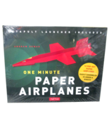 One Minute Paper Airplanes Kit: 12 Pop-Out Planes, Easily Assembled, W/L... - $13.31 CAD