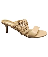Amelia Grace Mid Heel Sandals Womens Size 9M Tan Open Toe Kitten Heel Sl... - $1,082.98 MXN