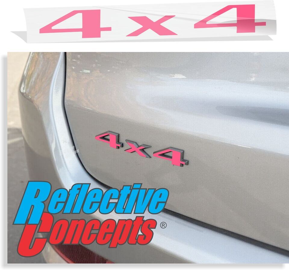 4X4 Liftgate Badge Overlay Decal - 2014-2023 Jeep Compass