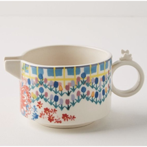 Anthropologie Mason Creamer, dishwasher/microwave safe, stoneware, 11oz - £23.79 GBP