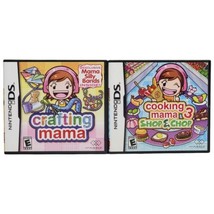 Nintendo DS Games - Crafting Mama &amp; Cooking Mama 3 Shop &amp; Chop - 2009 - £24.96 GBP