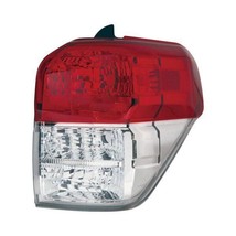 Tail Light Brake Lamp For 2010-13 Toyota 4Runner Passenger Side Chrome Red Clear - £129.98 GBP