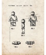 Legoman Toy Figure Patent Print - Old Look - $9.95+