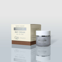 Colloid silver Nano Day Cream Q10 hyaluron regeneration - £27.18 GBP