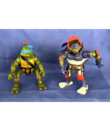 2 Vtg Teenage Mutant Ninja Turtles 2004 Leonardo 4.5&quot; 2003 Biker Donatel... - $243.00 MXN