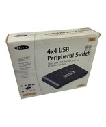 Vtg Belkin 4x4 USB Peripheral Switch F1U400 2003 NOS - $33.82 CAD