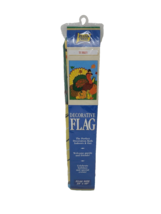 Meadow Creek Decorative Flag Welcome Turkey 28 x40&quot; NEW Thanksgiving Fall - £9.48 GBP