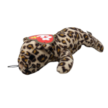 VTG NWT Ty Teenie Beanie Baby Freckles the Leopard 1993 McDonalds Happy ... - $19.79