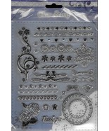 A5 Flowers &amp; Flourishes Clear Stamp Set. Stamping Cardmaking Scrapbookin... - $14.52 CAD