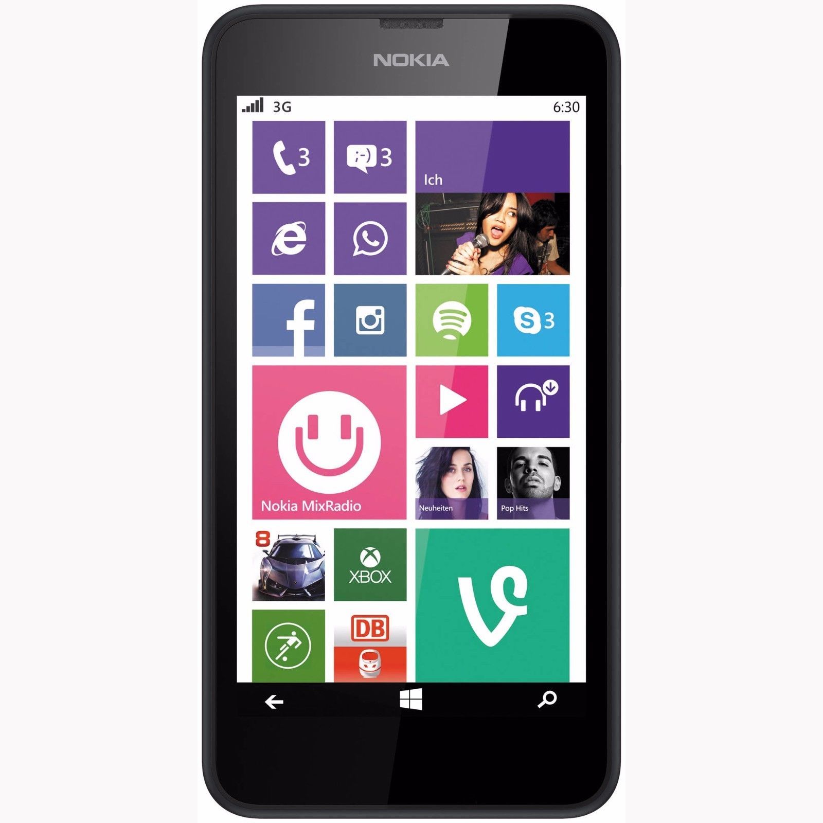 Nokia Lumia 635 8GB T-Mobile GSM 4G LTE Windows 8.1 Quad-Core White Refurbished - $50.00