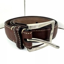 Tumi Men’s Brown Leather Belt Size 36 / 90 Used - £16.84 GBP